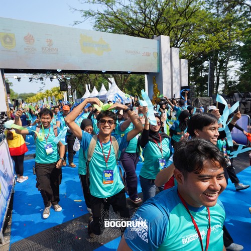 Race photo from BOGORUN 2026