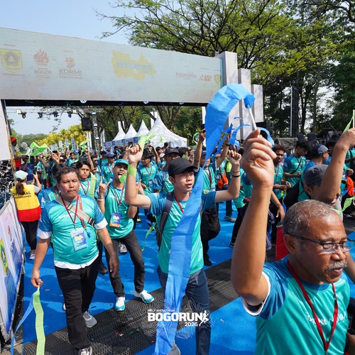 Race photo from BOGORUN 2026