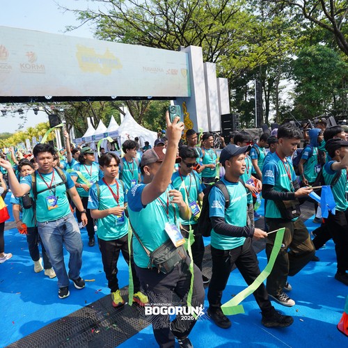Race photo from BOGORUN 2026