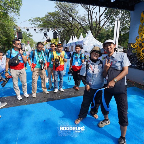Race photo from BOGORUN 2026