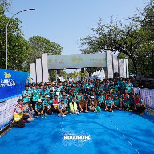 Race photo from BOGORUN 2026