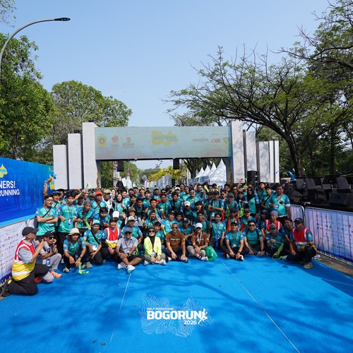 Race photo from BOGORUN 2026