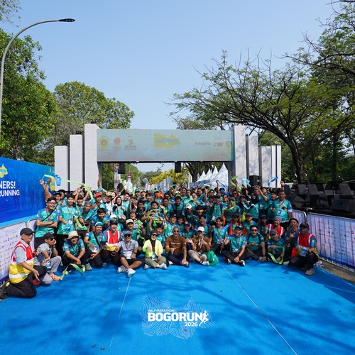 Race photo from BOGORUN 2026