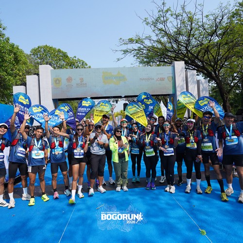 Race photo from BOGORUN 2026