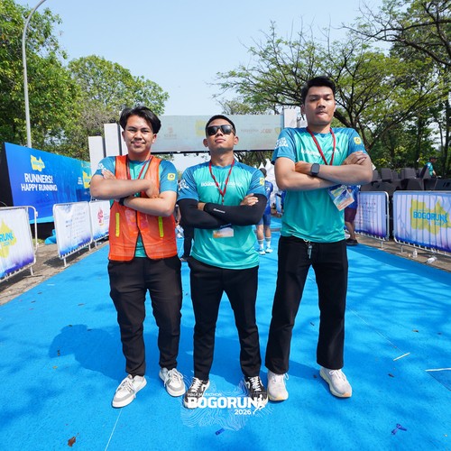 Race photo from BOGORUN 2026