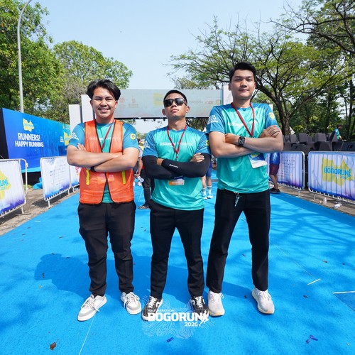 Race photo from BOGORUN 2026