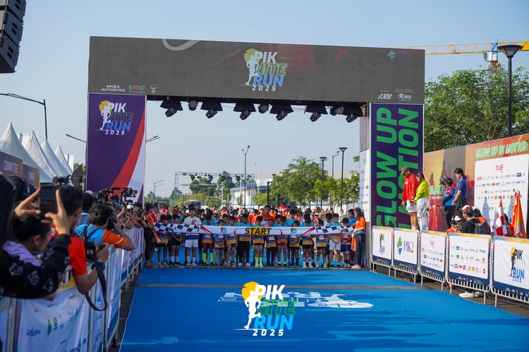 Race photo from PIK NITE RUN 2025