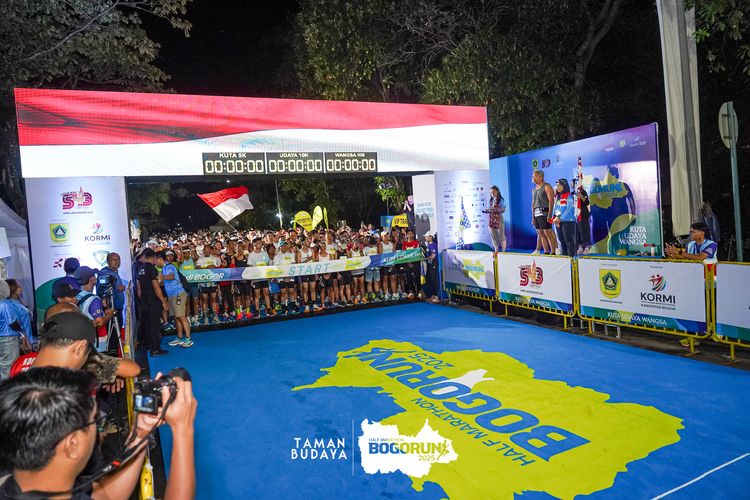 Race photo from Taman Budaya x BOGORUN 2025