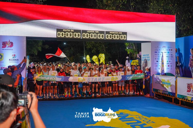 Race photo from Taman Budaya x BOGORUN 2025