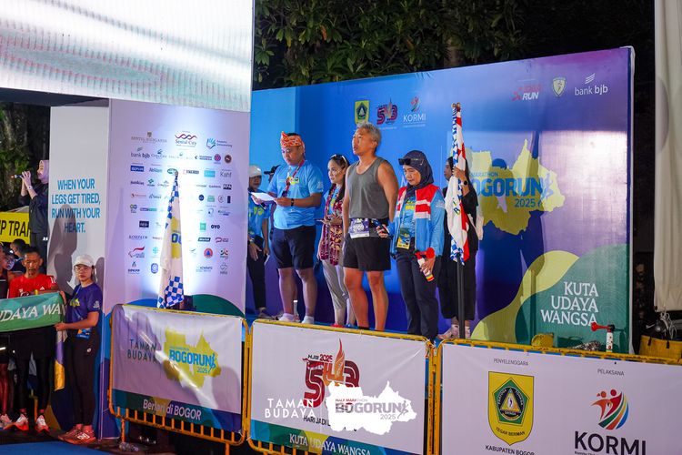 Race photo from Taman Budaya x BOGORUN 2025