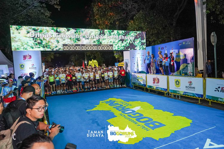 Race photo from Taman Budaya x BOGORUN 2025