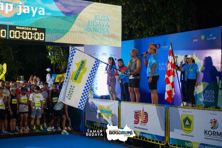 Race photo from Taman Budaya x BOGORUN 2025