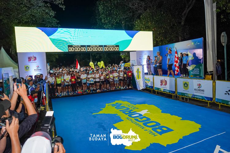 Race photo from Taman Budaya x BOGORUN 2025