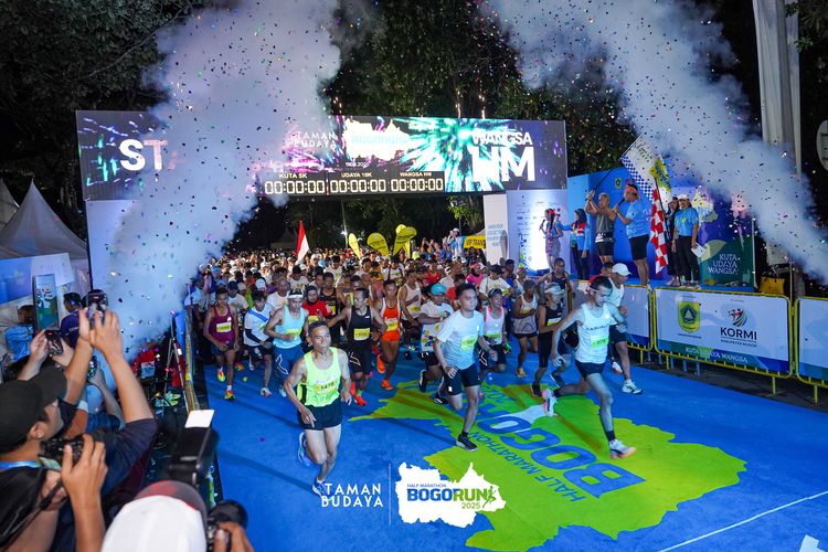 Race photo from Taman Budaya x BOGORUN 2025