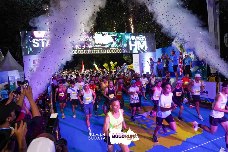 Race photo from Taman Budaya x BOGORUN 2025