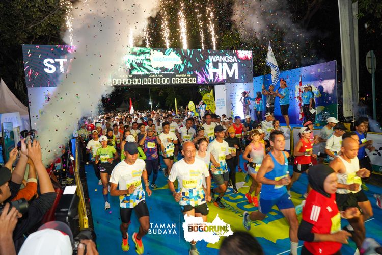 Race photo from Taman Budaya x BOGORUN 2025