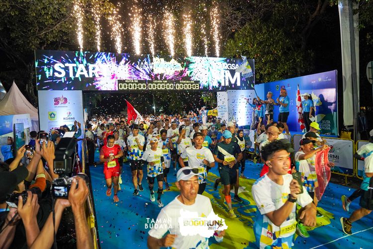 Race photo from Taman Budaya x BOGORUN 2025