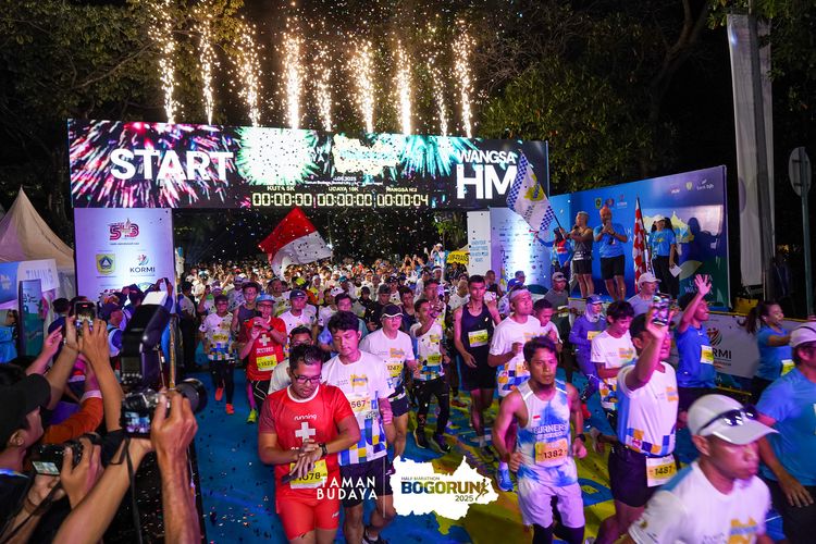 Race photo from Taman Budaya x BOGORUN 2025