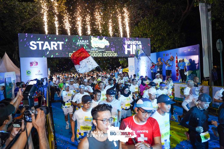 Race photo from Taman Budaya x BOGORUN 2025