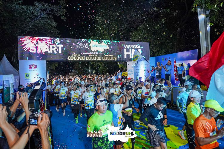Race photo from Taman Budaya x BOGORUN 2025