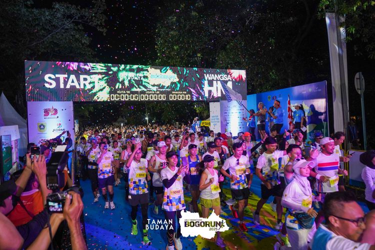 Race photo from Taman Budaya x BOGORUN 2025