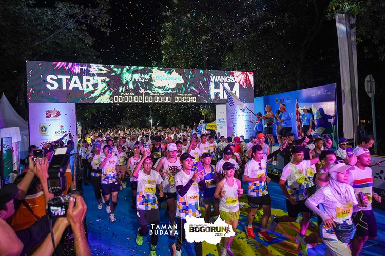 Race photo from Taman Budaya x BOGORUN 2025