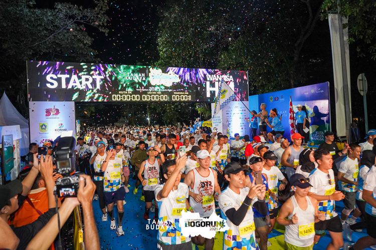 Race photo from Taman Budaya x BOGORUN 2025