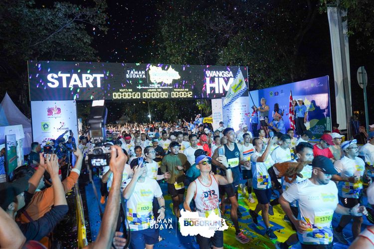 Race photo from Taman Budaya x BOGORUN 2025