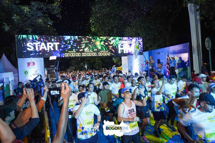 Race photo from Taman Budaya x BOGORUN 2025