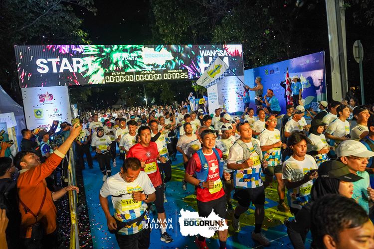 Race photo from Taman Budaya x BOGORUN 2025
