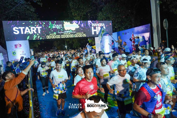 Race photo from Taman Budaya x BOGORUN 2025