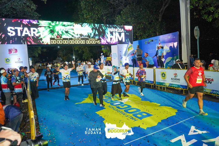 Race photo from Taman Budaya x BOGORUN 2025