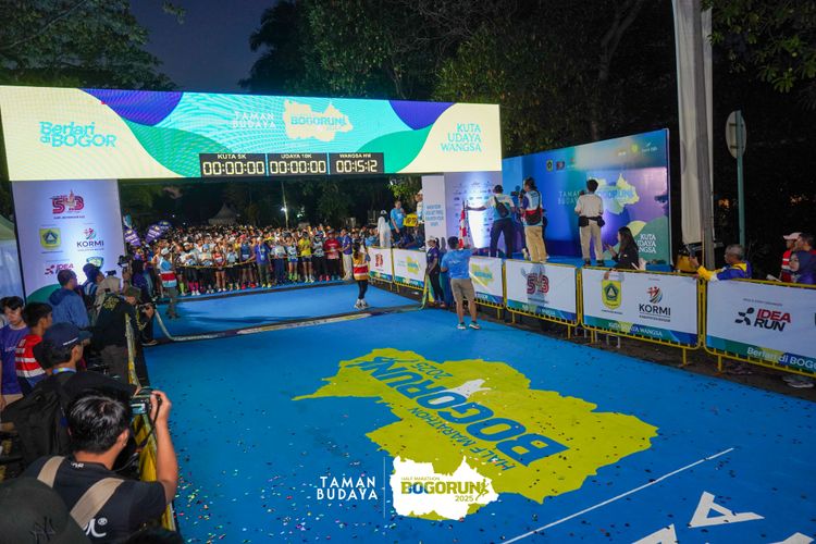 Race photo from Taman Budaya x BOGORUN 2025