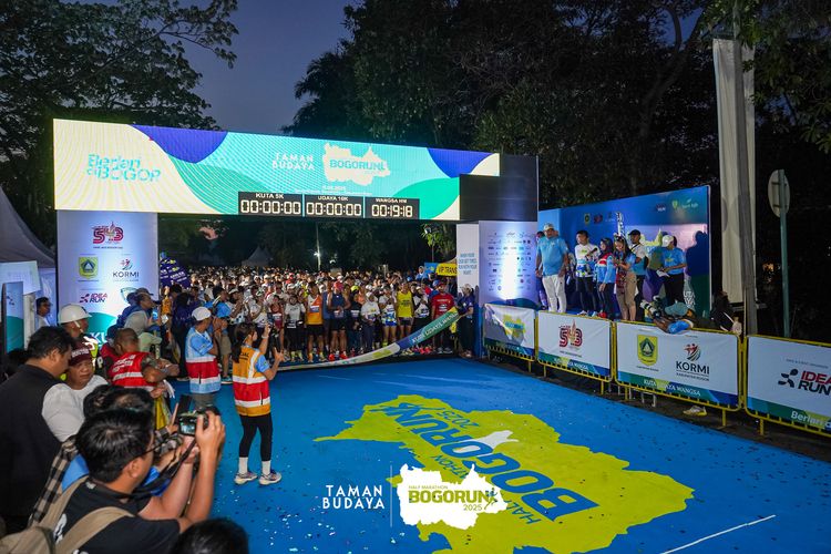 Race photo from Taman Budaya x BOGORUN 2025