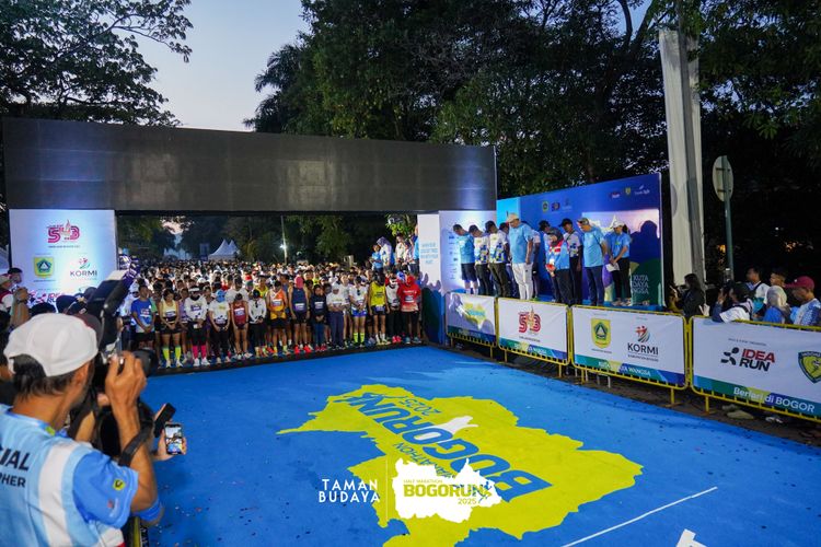 Race photo from Taman Budaya x BOGORUN 2025