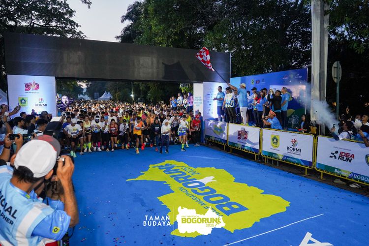 Race photo from Taman Budaya x BOGORUN 2025