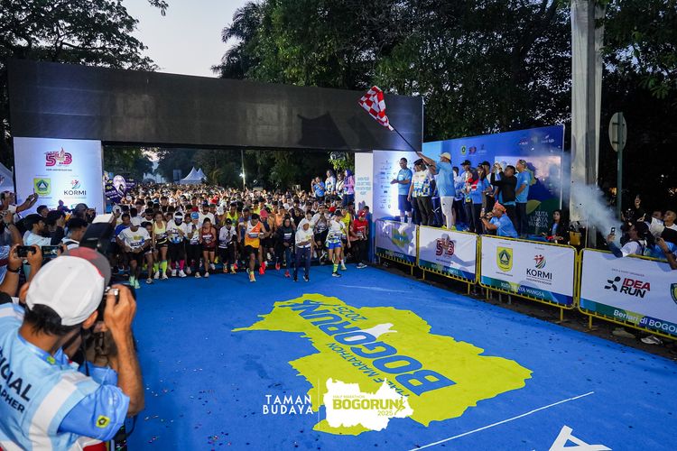 Race photo from Taman Budaya x BOGORUN 2025