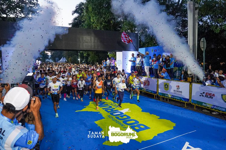 Race photo from Taman Budaya x BOGORUN 2025