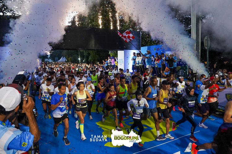 Race photo from Taman Budaya x BOGORUN 2025