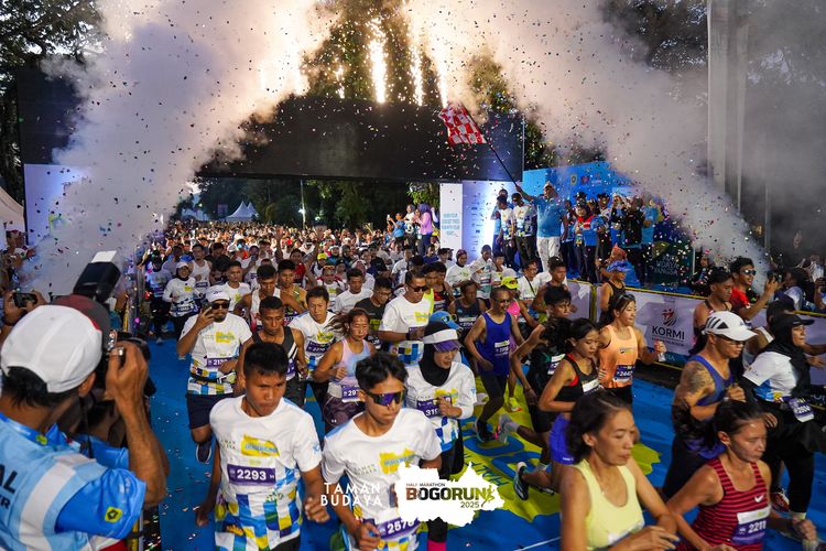 Race photo from Taman Budaya x BOGORUN 2025
