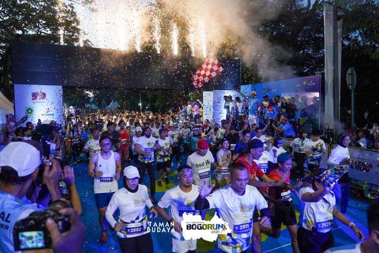 Race photo from Taman Budaya x BOGORUN 2025