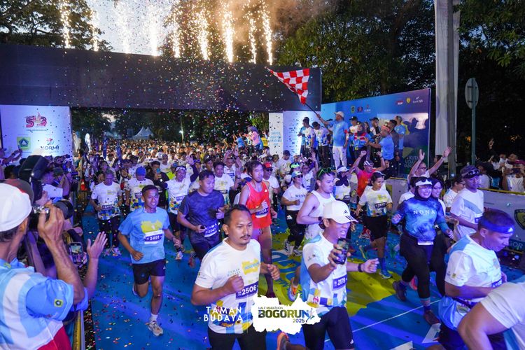 Race photo from Taman Budaya x BOGORUN 2025