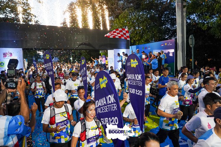 Race photo from Taman Budaya x BOGORUN 2025