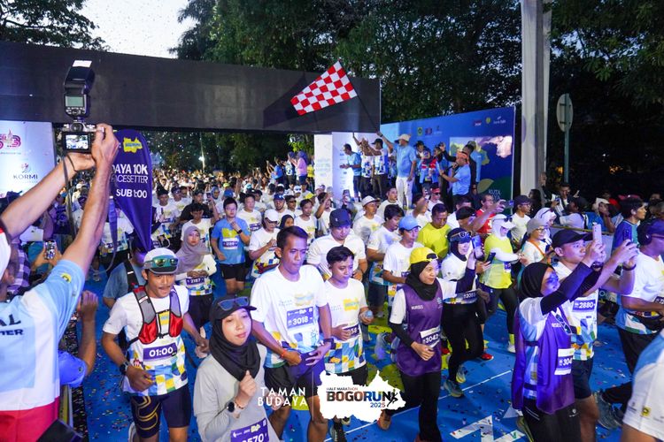 Race photo from Taman Budaya x BOGORUN 2025