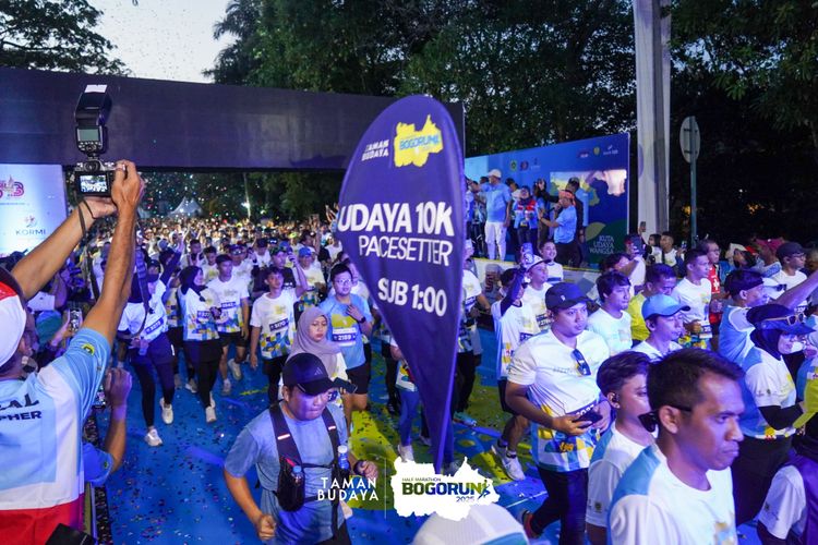 Race photo from Taman Budaya x BOGORUN 2025