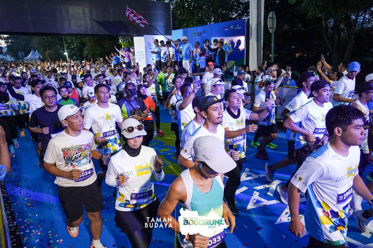 Race photo from Taman Budaya x BOGORUN 2025