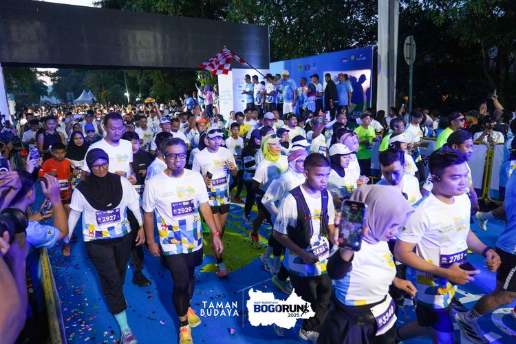 Race photo from Taman Budaya x BOGORUN 2025