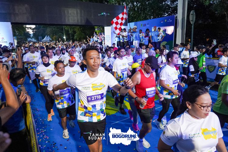 Race photo from Taman Budaya x BOGORUN 2025