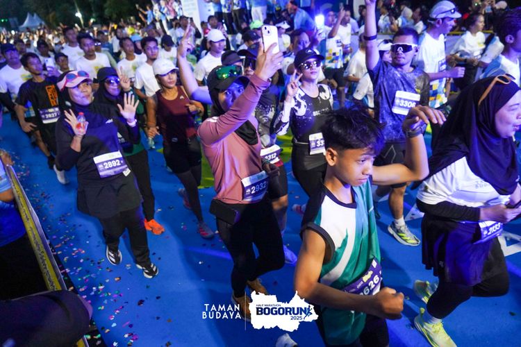 Race photo from Taman Budaya x BOGORUN 2025