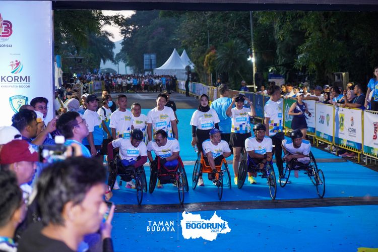 Race photo from Taman Budaya x BOGORUN 2025